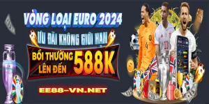 Khuyến mãi Euro 2024 - Bồi thường cược thua lên đến 588K tại EE88